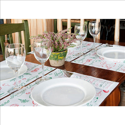 SETS DE TABLE 'PIZZA' 48 G/M2 31x43 CM BLANC CELLULOSE (2000 UNITÉS)