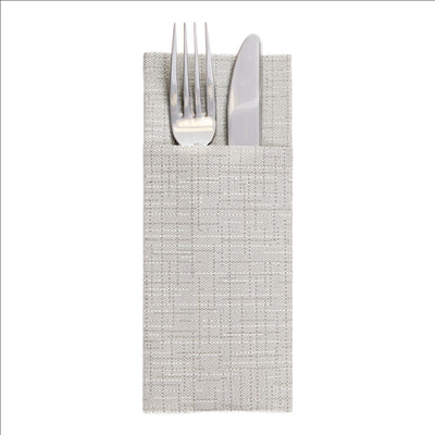 SERVIETTES "CANGURITO" 'DRY COTTON' 55 G/M2 33x40 CM GRIS AIRLAID (700 UNITÉS)