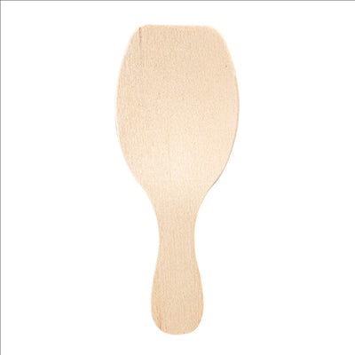 CUILLÈRES À GLACES EN SACHET  6,6 CM NATUREL BOIS (100 UNITÉS)