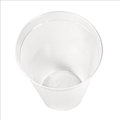 VERRES RÉUTILISABLES 180 ML Ø 6,7/4,3x8,7 CM TRANSPARENT PP (960 UNITÉS)