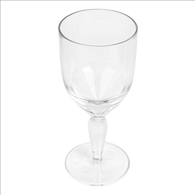 VERRES À PIED À EAU 340 ML Ø 7,9/7,7x18,3 CM TRANSPARENT POLYCARBONATE (12 UNITÉS)