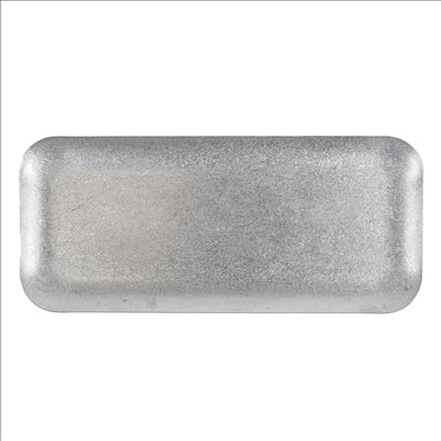 PLATEAUX RECTANGULAIRES 'ARTINOX'  22x9,5x0,8 CM ARGENTE INOX (10 UNITÉS)