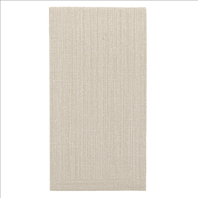 SERVIETTES PLIAGE 1/8 'SLIM' 'X-SOFT' 'DUNE' 65 G/M2 33x40 CM TAUPE AIRLAID (700 UNITÉS)