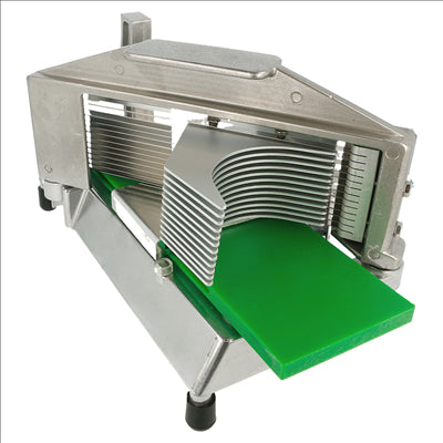 "TOMATO SLICER" COUPE TOMATES TRANCHES 4,8 MM  38x17x16 CM ARGENTE ALUMINIUM (1 UNITÉ)