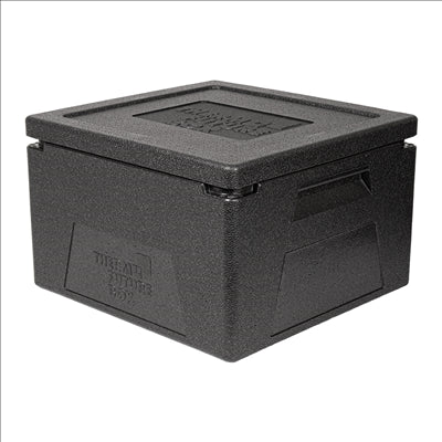 BOÎTE ISOTHERME POUR GN 2/3, PIZZA OU GÂTEAUX 27 L 41,5x40x26,5 CM NOIR EPP (1 UNITÉ)