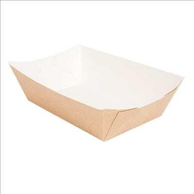 BARQUETTES 'THEPACK' 180 G 220 G/M2 9,2x5,3x3,4 CM NATUREL CARTON ONDULÉ NANO-MICRO (2000 UNITÉS)