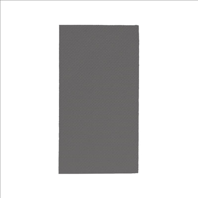 SERVIETTES ECOLABEL P. 1/8 'DOUBLE POINT' 18 G/M2 40x40 CM ARDOISE OUATE (1200 UNITÉS)