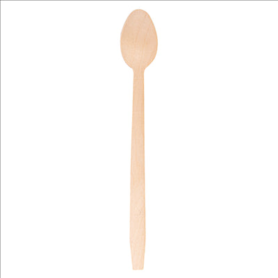 CUILLÈRES À GLACES  19 CM NATUREL BOIS (100 UNITÉS)