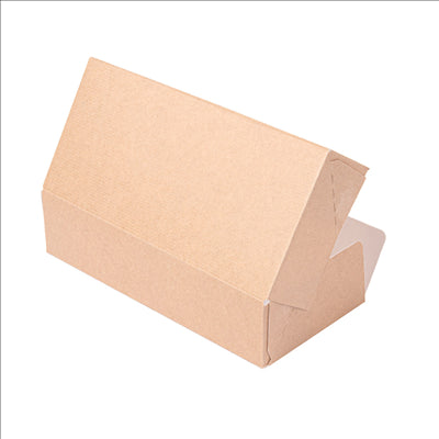 RÉCIPIENTS SUSHI 'THEPACK' 220 G/M2 19,7x9x4,5 CM MARRON CARTON ONDULÉ NANO-MICRO (400 UNITÉS)