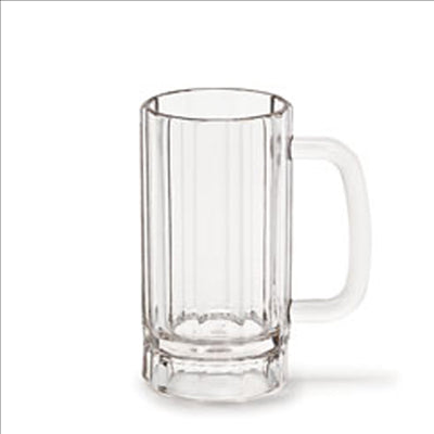 CHOPES À BIÈRE 365 ML Ø 7,3/6,6x13 CM TRANSPARENT POLYCARBONATE (12 UNITÉS)