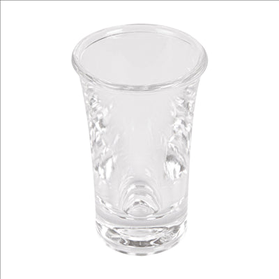 VERRES À SHOT 30 ML Ø 4,5/3,2x7,1 CM TRANSPARENT POLYCARBONATE (24 UNITÉS)