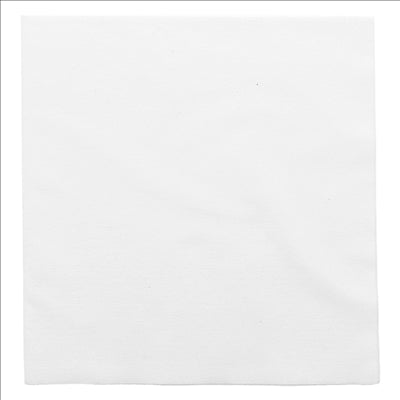 SERVIETTES P. 1/4 'LIKE LINEN' 70 G/M2 50x50 CM BLANC SPUNLACE (400 UNITÉS)