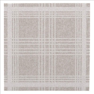 SERVIETTES 'X-SOFT' 'MADRAS I' 65 G/M2 40x40 CM GRIS AIRLAID (700 UNITÉS)