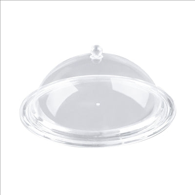 COUPOLE RONDE  Ø 30,5x15 CM TRANSPARENT POLYCARBONATE (1 UNITÉ)