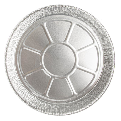 RÉCIPIENTS TARTELETTES 1350 ML Ø 22,8/19,6x3,9 CM ALUMINIUM (100 UNITÉS)