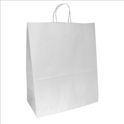 SACS SOS AVEC ANSES  100 G/M2 40+20x48 CM BLANC CELLULOSE (150 UNITÉS)