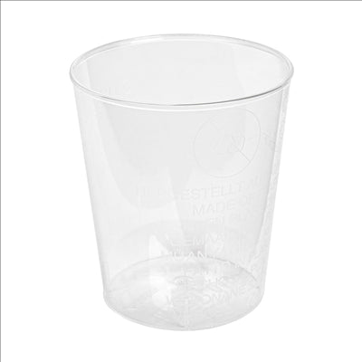 VERRES INJECTÉS LIQUEUR 20 ML Ø 3,7/2,8x4,2 CM TRANSPARENT PS (2700 UNITÉS)