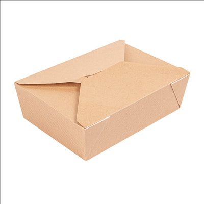 BOÎTES AMÉRICAINES MICRO-ONDABLES 'THEPACK' 1980 ML 240 + 12PP G/M2 19,6x14x6,2 CM NATUREL CARTON ONDULÉ NANO-MICRO (200 UNITÉS)