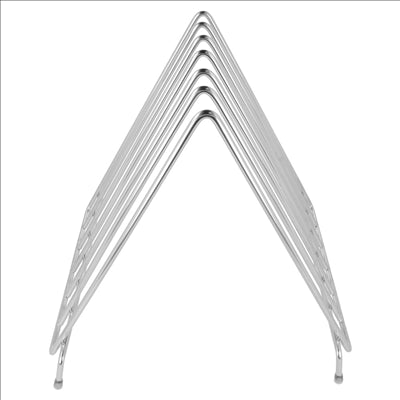 SUPPORT 6 PLANCHES À DÉCOUPER  27,9x30,5x27,7 CM ARGENTE INOX (1 UNITÉ)