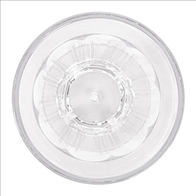 GOBELETS EMPILABLES 373 ML Ø 7,6/5,6x13 CM TRANSPARENT POLYCARBONATE (72 UNITÉS)