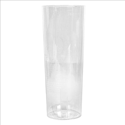 VERRES INJECTÉS "CUBA LIBRE" 300 ML Ø 5,9/4,9x15,2 CM TRANSPARENT CRISTAL PS (500 UNITÉS)