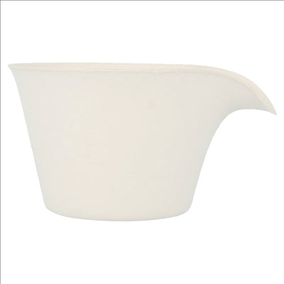 TASSES À CAFÉ 'BIONIC' 150 ML Ø 8,9(10,7)x6 CM BLANC BAGASSE (200 UNITÉS)