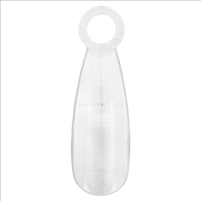 CHAUSSE PIEDS  14 CM TRANSPARENT PP (500 UNITÉS)