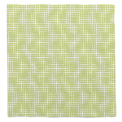 SERVIETTES 'LIKE LINEN - IPANEMA' 70 G/M2 20x20 CM PISTACHE SPUNLACE (3600 UNITÉS)