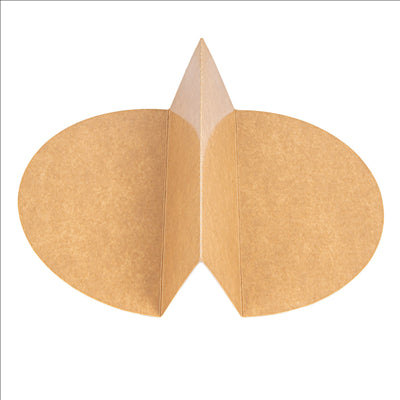 SÉPARATEUR 2 COMPARTIMENTS SALADIER 212.97  300 + 18 PE G/M2 Ø26,8/17,5x5,3 CM NATUREL KRAFT (600 UNITÉS)