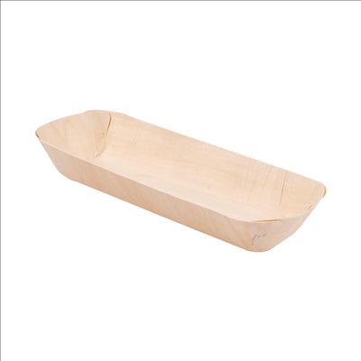 BARQUETTES RECTANGULAIRES 'WOOD'  19,5x7,5x2,7 CM NATUREL BOIS (200 UNITÉS)