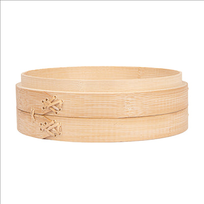 RÉCIPIENTS MAXI DIM-SUN  Ø 20x6 CM NATUREL BAMBOU (4 UNITÉS)