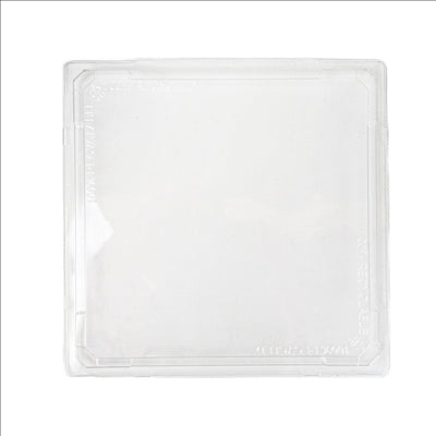 COUVERCLES POUR RÉF. 268.00  27x27x2,5 CM TRANSPARENT RPET (70 UNITÉS)