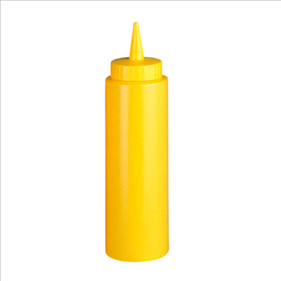 POIRES À SAUCES 240 ML Ø 5x18,5 CM JAUNE LDPE (6 UNITÉS)