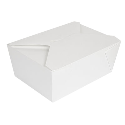 BOÎTES AMÉRICAINES MICRO-ONDABLES 'THEPACK' 2880 ML 250 + 12PP G/M2 19,6x14x9 CM BLANC CARTON ONDULÉ NANO-MICRO (200 UNITÉS)