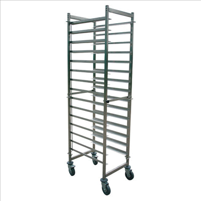 CHARRIOT PÂTISSIER 16 NIVEAUX  47x60x178 CM ARGENTE INOX (1 UNITÉ)