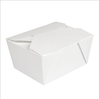 BOÎTES AMÉRICAINES 'THEPACK' 780 ML 230 G/M2 11,3x9x6,3 CM BLANC CARTON ONDULÉ MICROCANAL (500 UNITÉS)