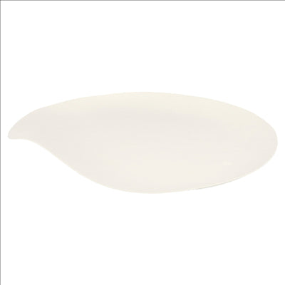 ASSIETTES MARU L 'BIONIC'  Ø 23x3,4 CM BLANC BAGASSE (100 UNITÉS)