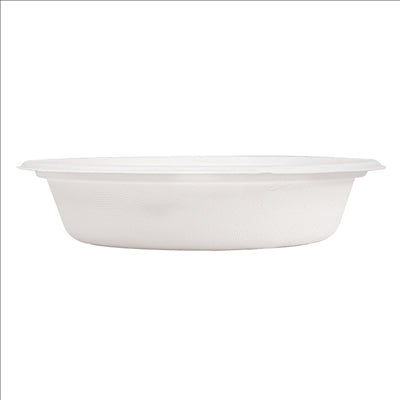 BOLS 'BIONIC' 900 ML Ø 20,8x4,4 CM BLANC BAGASSE (400 UNITÉS)