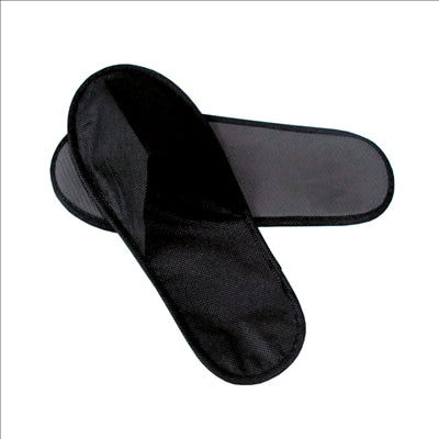 CHAUSSONS  28x11 CM NOIR SPUNBOND (500 UNITÉS)