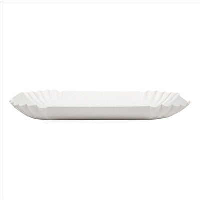 PLATEAUX  320 G/M2 18x13x3 CM BLANC CARTON (1000 UNITÉS)