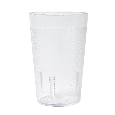 GOBELETS EMPILABLES 230 ML Ø 6,7/5,1x10,2 CM TRANSPARENT POLYCARBONATE (36 UNITÉS)