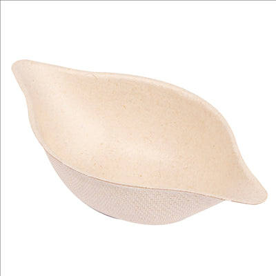 RÉCIPIENT "CITRON" 'BIONIC'  11x5,2x3 CM NATUREL BAGASSE (1000 UNITÉS)