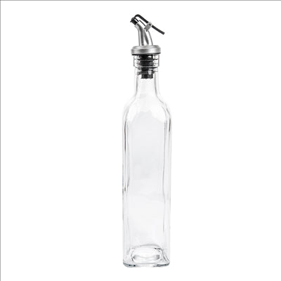 BURETTE 500 ML 5,7x5,7x26 CM TRANSPARENT VERRE (4 UNITÉS)