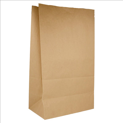 SACS SOS SANS ANSES  80 G/M2 25+15x43,5 CM NATUREL KRAFT (250 UNITÉS)