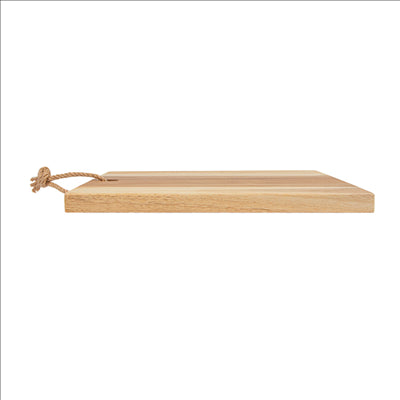 PLANCHE PRÉSENTATION RECTANGULAIRE  30x(26-30)x2 CM NATUREL BOIS (10 UNITÉS)