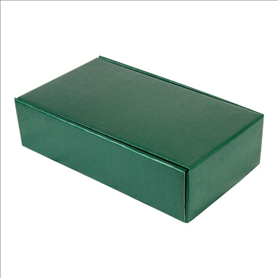 30 U. COFFRETS 2 BOUTEILLES  34x18,5x9 CM VERT CARTON (1 UNITÉ)