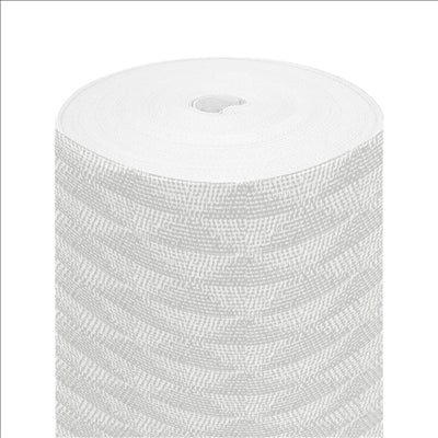 NAPPE EN ROULEAU 'MIST' 55 G/M2 1,20x25 M BLANC AIRLAID (1 UNITÉ)