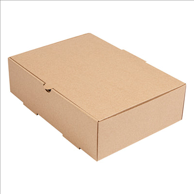 BOÎTE REPAS À EMPORTER 'THEPACK' 330 G/M2 26x18x7 CM NATUREL CARTON ONDULÉ MICROCANAL (100 UNITÉS)