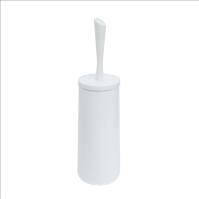 BALAYETTE  Ø 12,5x27 CM BLANC ACIER (1 UNITÉ)
