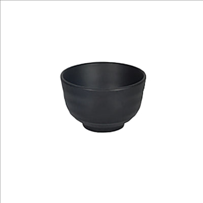 BOLS 'ASAMI WARE' 450 ML Ø 14x7 CM NOIR MÉLAMINE (6 UNITÉS)